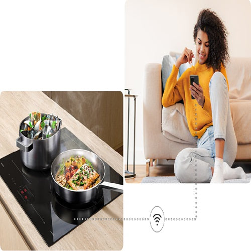 Samsung NZ63B5056AK/SP 60CM 3-Zone Induction Hob With Single Flex Zone