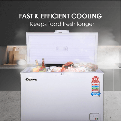 PowerPac PPFZ350 Chest Freezer 350L CFC Free