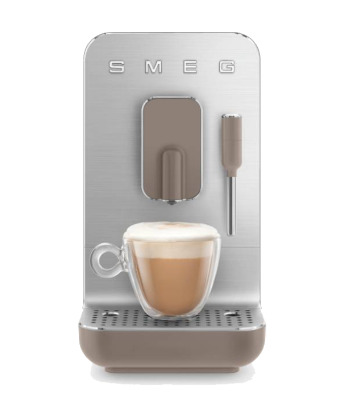 Smeg BCC02BLMUS/RDMUS/WHMUS/TPMEU Bean-To-Cup Coffee Machine with Steam Wand