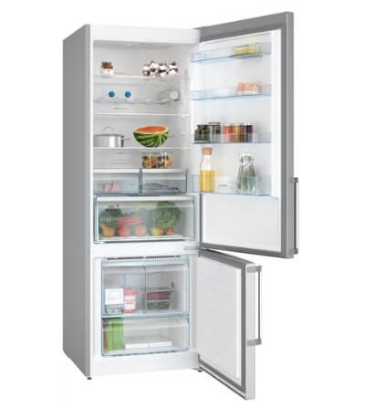 Bosch KGN56CI41J Series 4 free-standing fridge-freezer with freezer at bottom 193 x 70 cm Stainless steel (with anti-fingerprint)