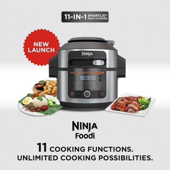 Ninja OL550SM 11-in-1 SmartLid Multi-Cooker 6L