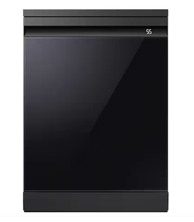 Samsung DW60CB750FAPSP Bespoke Freestanding Dishwasher, 14 Place Settings, 3 Ticks