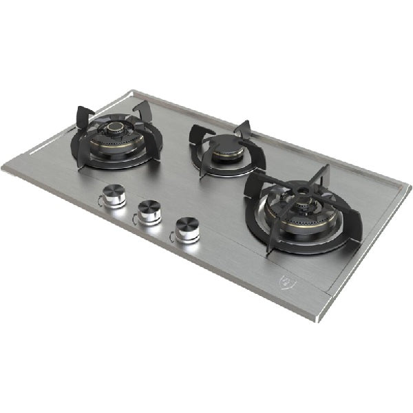 EF EFH 3768 WT VSB Gas Hob 76CM +  EFCH 9231T SS Cooker Hood 90CM