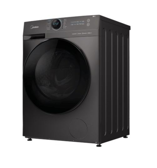 Midea Bundle With Free Stacking Kit MF200W120WB Front Load Washer (12kg) + MD200H100WT Heat Pump Dryer