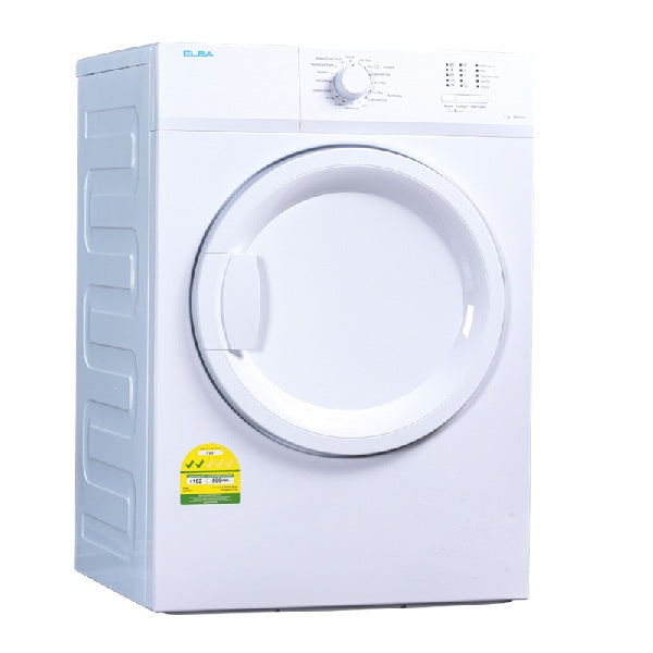 Elba EBD 750 V 7kg Air Vented Dryer + EWF 70120 WP 7kg Front Load Washing Machine