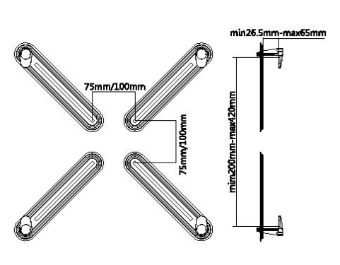 Titan SGB303 Monitor Mount Solutions