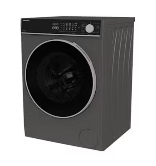 Sharp ES-FW914SB/SW 9 KG Front Load Washer - Black/White