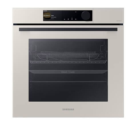 Samsung NV7B6675CAA/SP 76L Bespoke Built-In Oven with Dual Cook Steam™+NZ64B5067YY/SP 60cm Bespoke Induction Hob