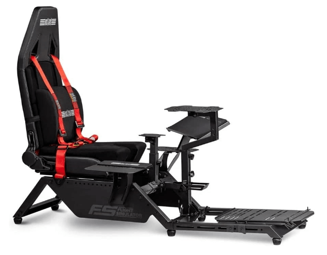 Next Level Racing NLR-S018 Flight Simulator, for Flight Only, Compatible with Major Controller Manufacturers, Keyboard Plate Included