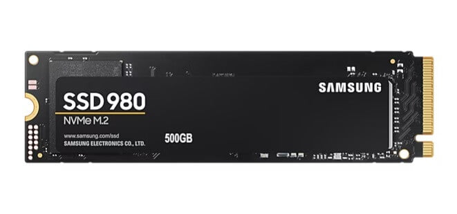 Samsung MZ-V8V500BW 980 NVMe M.2 SSD 500GB