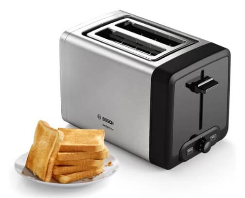 Bosch TAT4P420 Compact toaster DesignLine Stainless steel