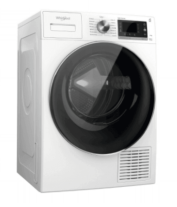 Whirlpool HWMB9002GW Freshcare+ 9kg Auto Clean Heat Pump Dryer
