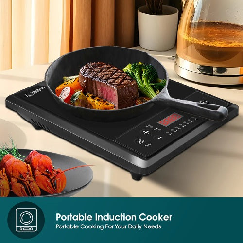 EuropAce EIC2201DBK 2000W Portable Induction Cooker