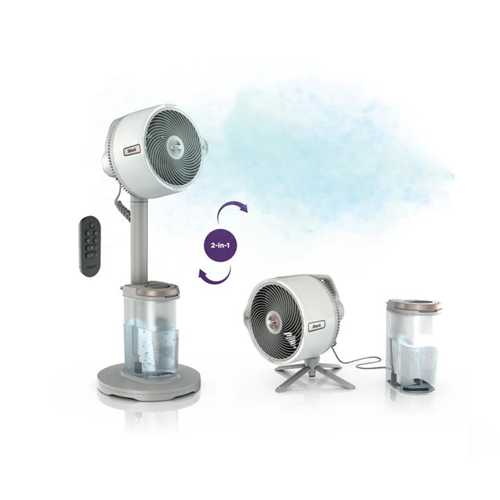 Ninja FA300SM/FA300SMWH Shark FlexBreeze™ Pro Mist Indoor & Outdoor Fan With Water Tank -