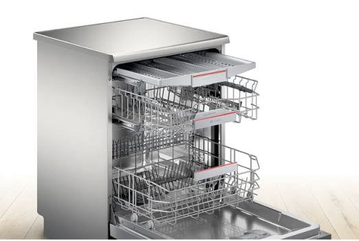 Bosch SMS4ECI14E 4 Free-standing Dishwasher 60 cm Stainless Steel Lacquered