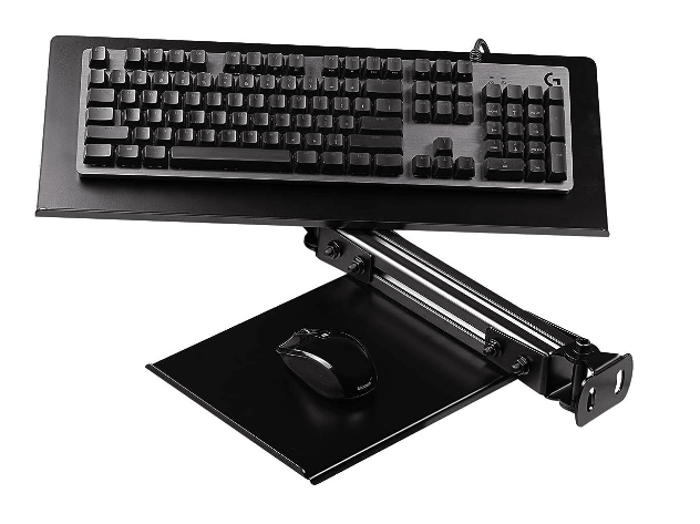 Next Level Racing NLR-E010 F-GT Elite Keyboard and Mouse Tray Carbon Grey