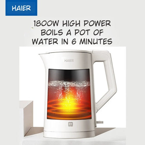 Haier HKT-K7M17A 1.7L Stainless Steel Double-Layer Electric Kettle 1800W