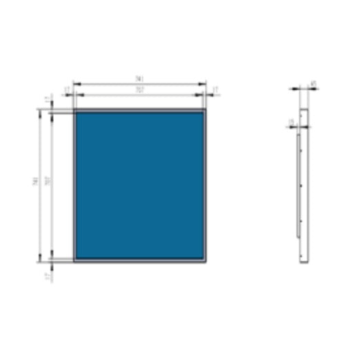 Atlas 39.4 inch Stretched Bar Screen