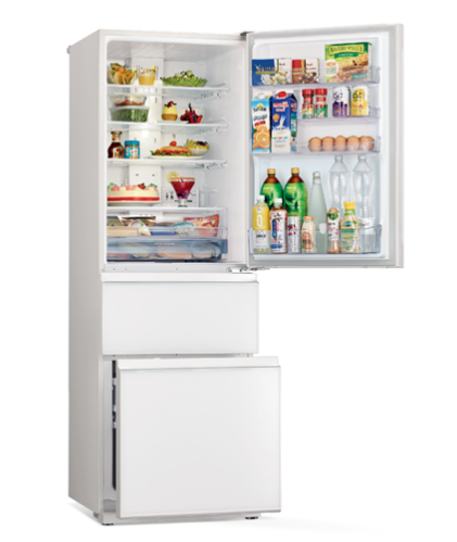 Mitsubishi MR-CGX41ES-GWH-P/GBR-P 266l 3-Door Fridge