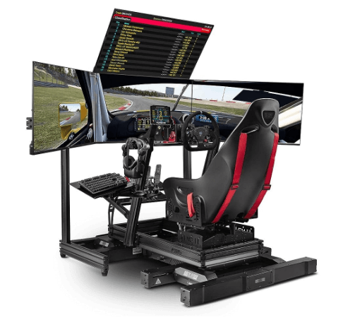 Next Level Racing NLR-E001 F-GT Elite Aluminum Simulator Cockpit - Wheel Plate Edition