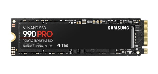 Samsung MZ-V9P4T0BW 990 PRO PCIe 4.0 NVMe M.2 SSD 4TB