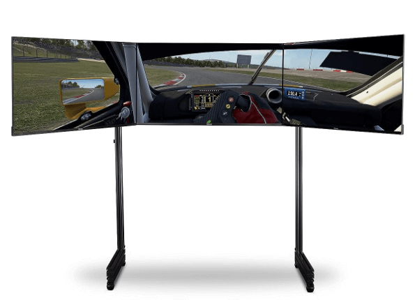 Next Level Racing NLR-E006 Elite Freestanding Triple Monitor Stand Add-On Carbon Grey