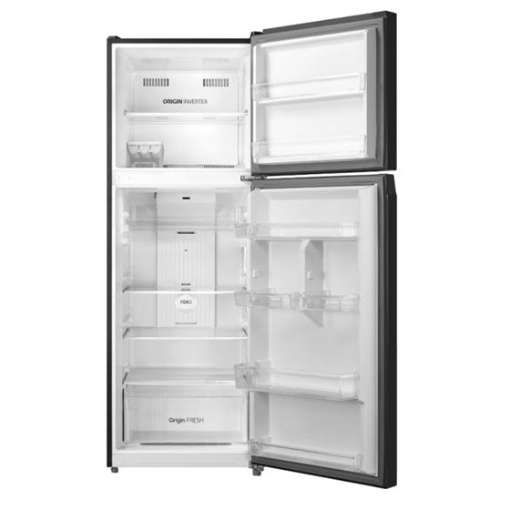 Toshiba 312L GR-RT416WE-PMX(58) Origin Inverter Two-Door Refrigerator with Multi-Air Flow and PureBIO Deodorisation