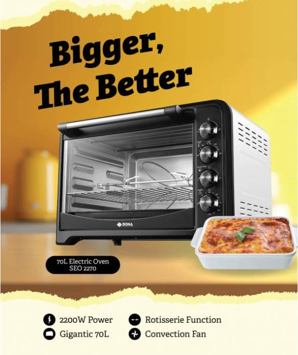 Sona SEO 227070L Electric Oven