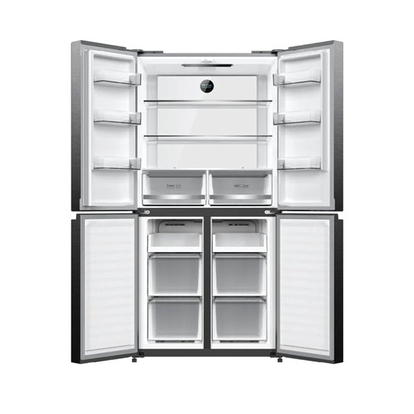 EuropAce ER9503ECDMD/ER9503ECDGGY Glacier Series 503L Cross Door Fridge