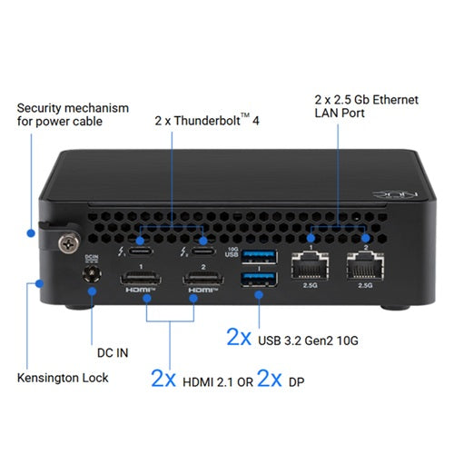 ASUS RNUC16GDKU5673N3 NUC 16 PRO Intel System 90AS00Q1-M00160 Mini PC