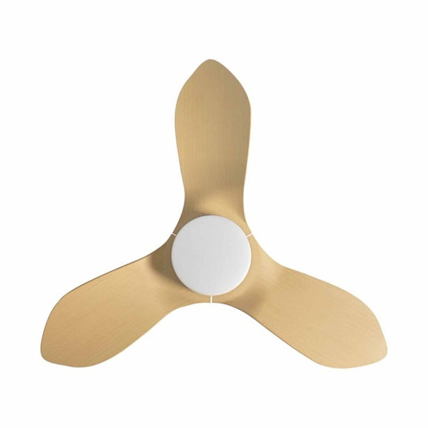 Europace ECF36H - WH/LW / ECF36H - BK/DW 36 in BLDC Motor Ceiling Fan W/light (White With Light Wood)