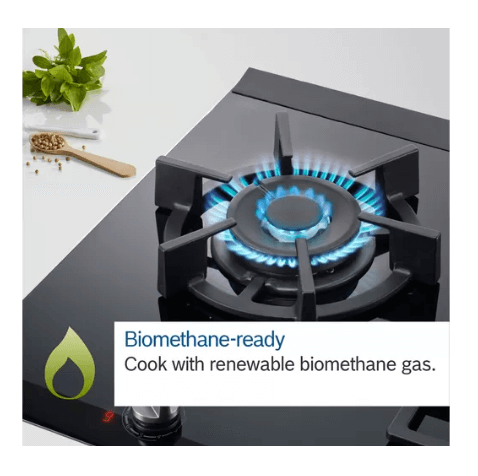 Bosch PRA3A6B70 Series 8 Domino gas hob 30 cm Glass ceramic, Black