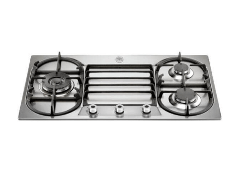 Bertazzoni P9501PROXE 90cm 3 Burner Gas + K90TELXA Hood Bundle