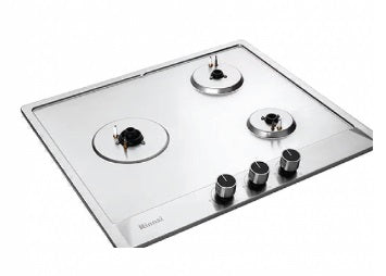 Rinnai RB-63SSV-AL (AC) 3 Burner Built-In Hob Stainless Steel Top Plate