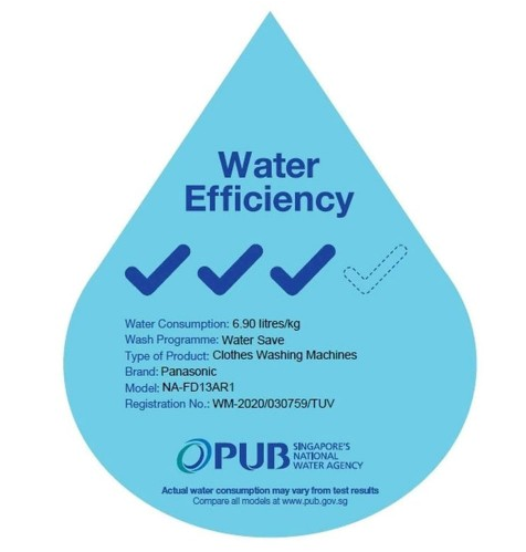 Panasonic NA-FD13AR1BQ 13.5kg Top Load Washer (3 Ticks)