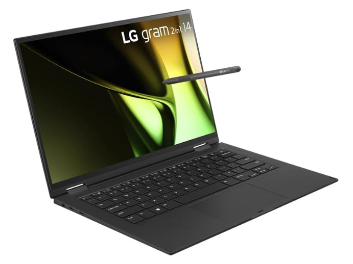LG 14T90S-G.AA55A3 gram 2in1 14” | ultra-lightweight | 16:10 IPS display | Intel® Core™ Ultra 7 Processor - Lion City Company
