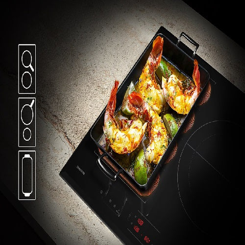Samsung NZ63B5056AK/SP 60CM 3-Zone Induction Hob With Single Flex Zone