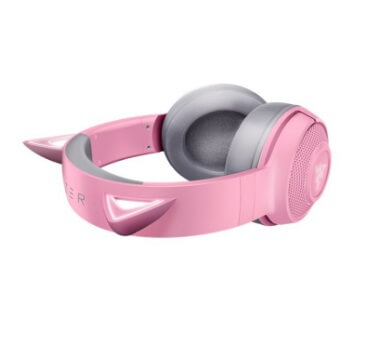 Razer Kraken BT Kitty Edition — Wireless Bluetooth Headset with Razer Chroma RGB (Quartz)