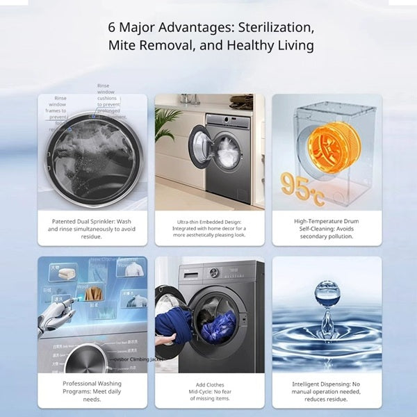 Haier EG100MATE55 10kg Ultra-Thin Fully Automatic Front Load Washing Machine