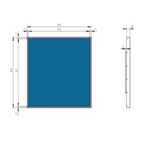 Atlas 45.4 inch Stretched Bar Screen
