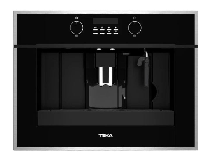 Teka CLC 855 GM BK-SS Built-in Coffee Machine With Automatic Programs for Ground Coffee, Tea and Steam