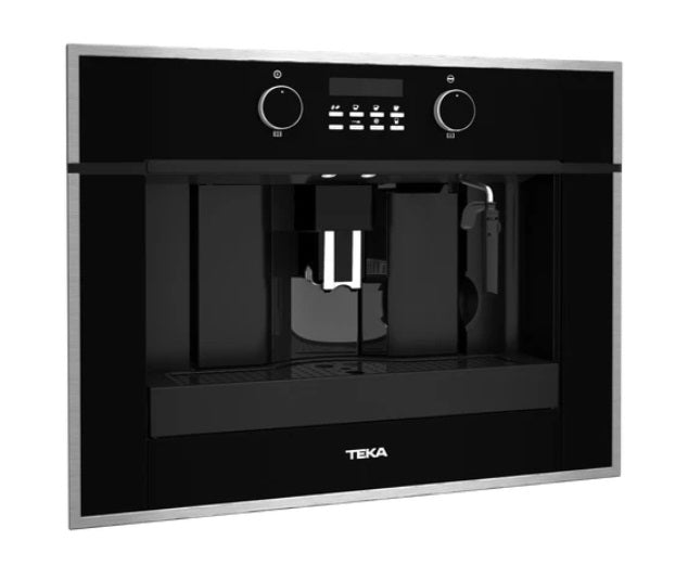 Teka CLC 855 GM BK-SS Built-in Coffee Machine With Automatic Programs for Ground Coffee, Tea and Steam