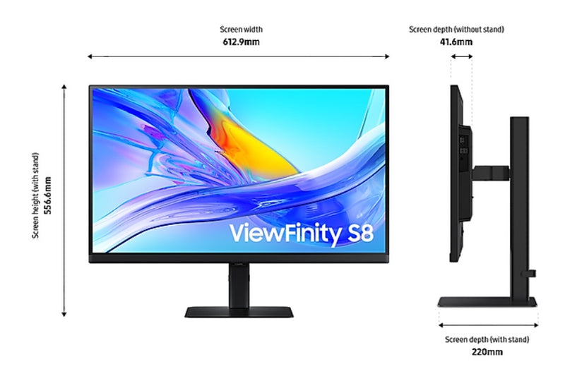 Samsung LS27D804UAEXXS 27" ViewFinity S8 S80UD UHD Monitor