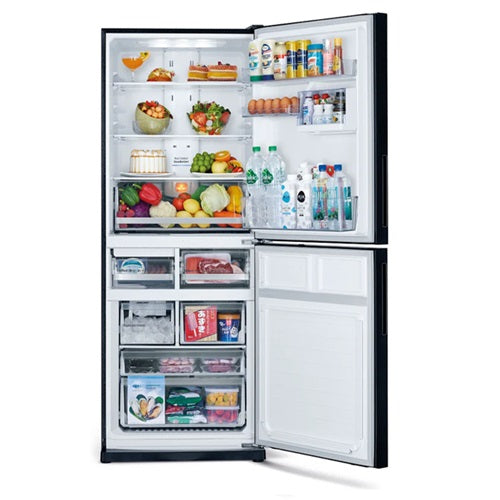 Mitsubishi Electric MR-HGS52EX-GWH-P/GBK-P 421L 2-Door Fridge