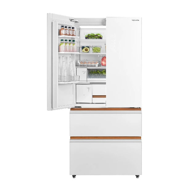 Toshiba GR-RF694WI-PGX(67) Japandi Series 526L Multi Door Refrigerator - White