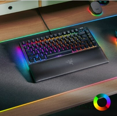 Razer BlackWidow V4 75% - US Layout Hot-swappable Mechanical Gaming Keyboard with Razer Chroma™ RGB