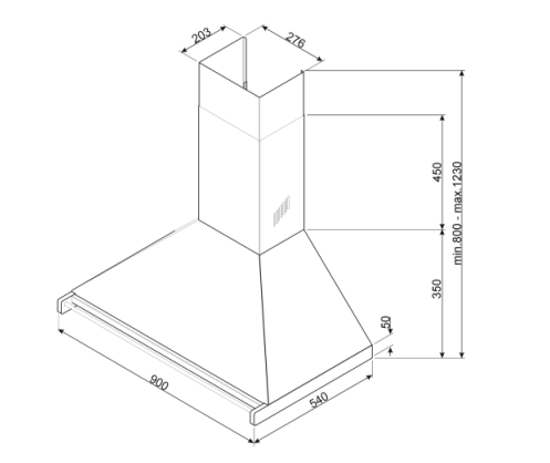 KD90HXE + A1-9 Hood & Freestanding Cooker Bundle