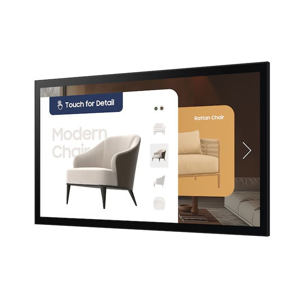 Samsung LH32QMCTBGCXXS 32-Inches Full Touch Display | 400 nits, Tizen 7.0, RS232, Wi-Fi & Bluetooth