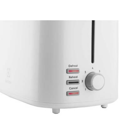 Electrolux E2TS1-100W Pop Up Toaster