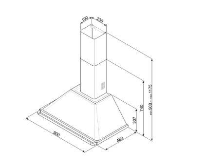 KT90BLE + TR90BL9 Hood & Freestanding Cooker Bundle